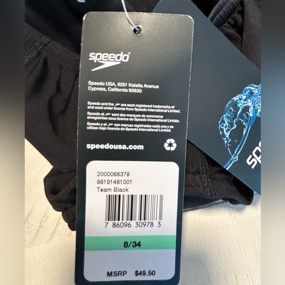 Speedo Pro LT One-Piece Swimsuit Team Black 8/34 - Picture 3 of 7